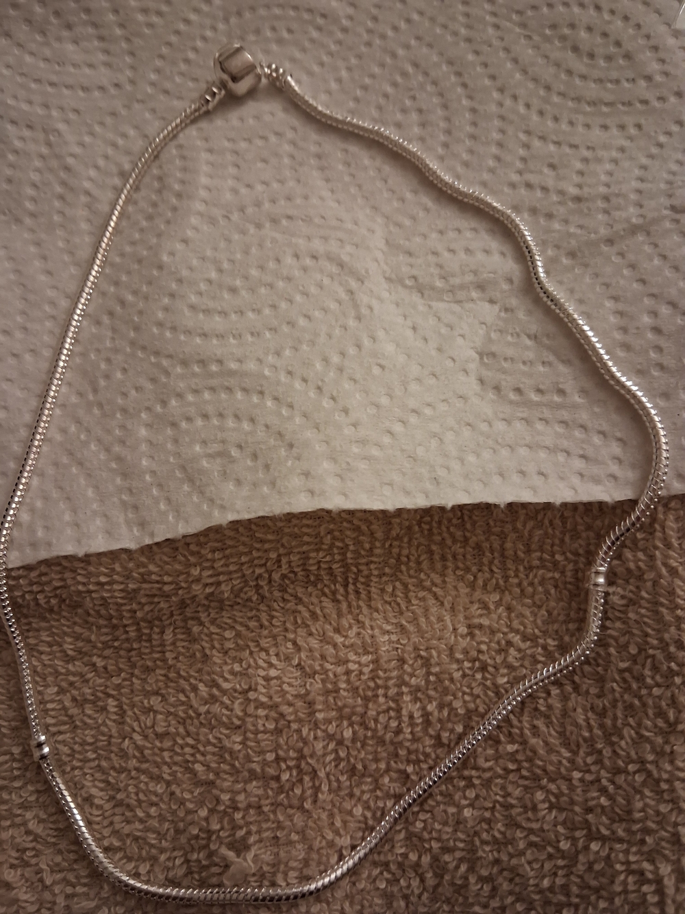 Sterling Snake Chain Necklace - Polished Silver